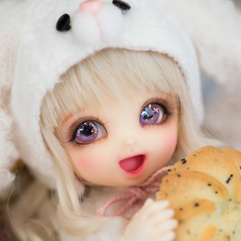 Новое поступление 1/8 BJD кукла BJD/SD BB Милая PongPong кукла со свободными глазами для маленькой девочки подарок