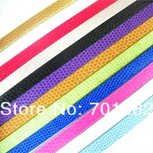 50 полосок смешивания цвет ПУ кожа змеиной кожи мм 8 мм шириной 1 м длина диетические аксессуары подходят мм слайд талисманы