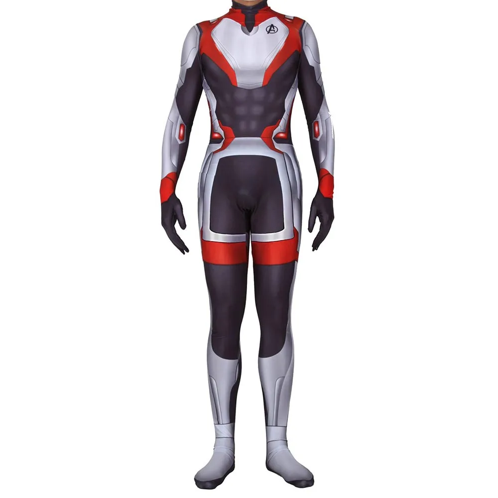 New Avengers Endgame Quantum Realm Battle Suits Averngers Cosplay Costume Marvel Superhero Bodysuit Adult Zentai Jumpsuit