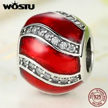 100% Auténtica Plata de Ley 925 Adorno, Translucent Granos Del Encanto Fit Pandora Original Pulsera de Auténtico Regalo de La Joyería DIY