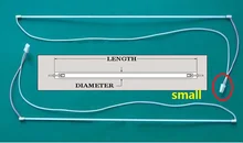 13.3 inch laptop lcd backlight ccfl lamp 275mm*2.0mm with small connecter