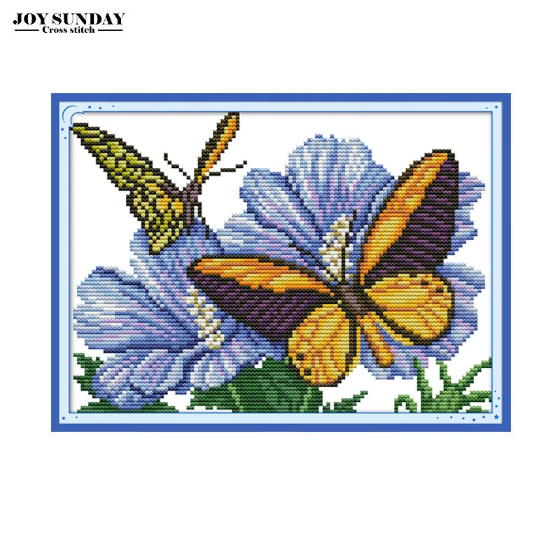Картина для вышивки крестиком Joy Sunday рассчитана на Печатный холст Aida 14ct11ct