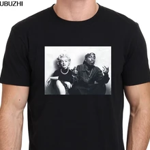 Мужская черная футболка для хип хопа легенды Тупак Мэрилин Монро 2Pac Мужская хлопковая футболка с круглым вырезом мужские черные футболки большой размер sbz137