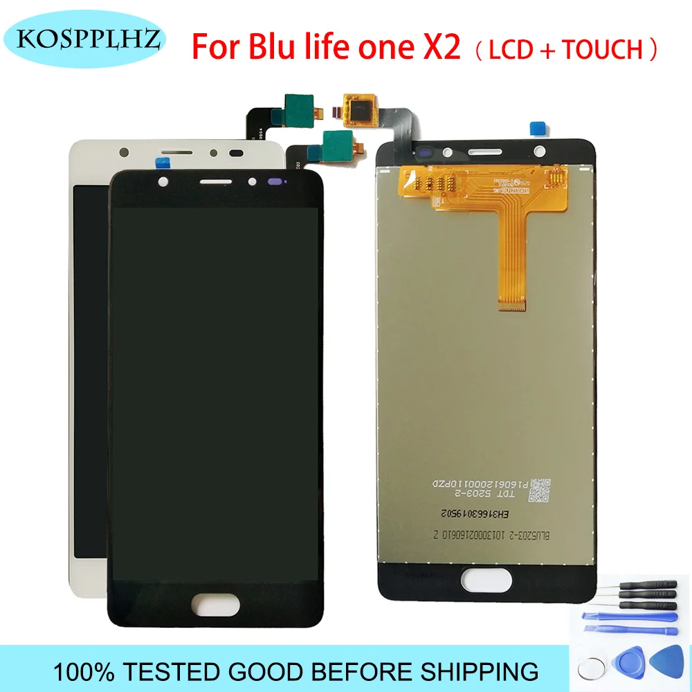 100% оригинал KOSPPLHZ LCD для Blu life one X2 дисплей и сенсорный экран в сборе Замена L0090UU +