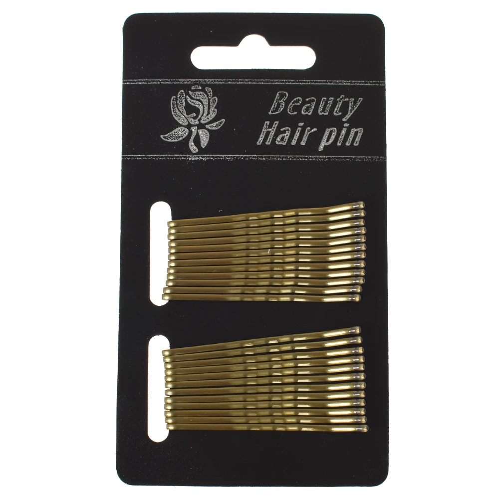 24pcs hair pins no hurt for hair black gold daily use bobby pins wave hair clips classic simplicity hair accessories DIY Tool - Image 4
