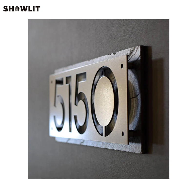 Street Steel Plate House Numbersin Door Plates from Home Improvement