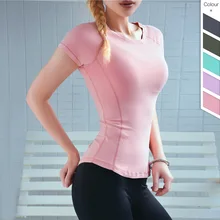 PRYDYC бесшовный топ для йоги футболка дышащий Бег Фитнес Спортивная одежда для йоги свитер Топы спортивные женские спортивные топы быстросохнущие