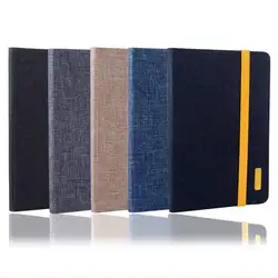 Повседневный стиль чехол для Apple Ipad Mini 1 2 3 Smart Cover ткань PU кожа + Мягкий ТПУ Folio Stand ультра тонкий чехол для Mini 3