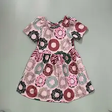 Платье в стиле пэчворк для девочек; одежда для маленьких девочек с принтом; Эксклюзивная детская одежда; повседневное летнее платье; LYQ904-738