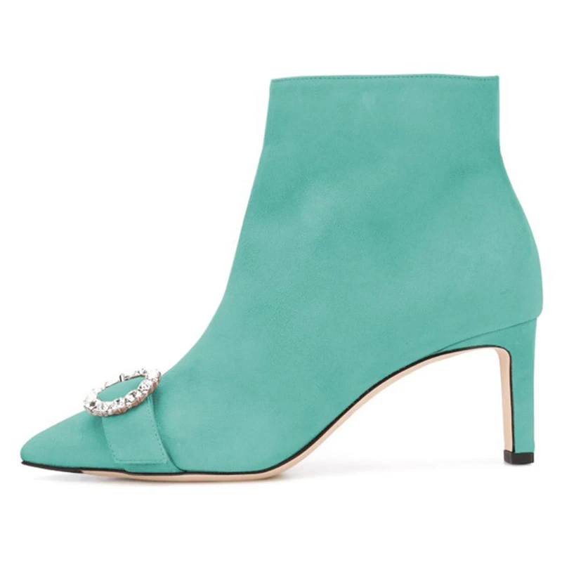 turquoise_suede_buckle_chunky_heel_ankle_booties_3_