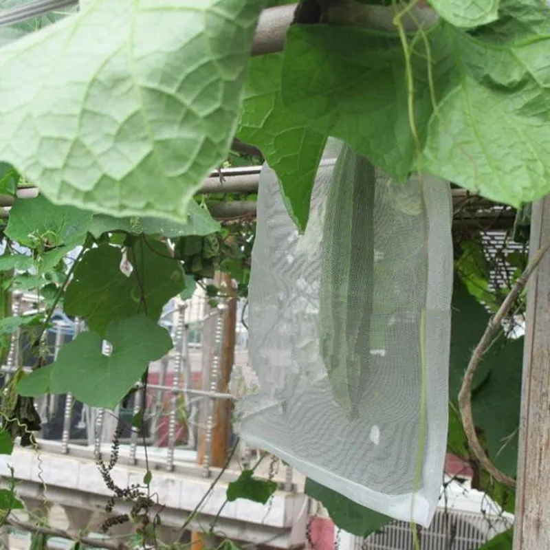 5 шт. 15-140 см 40 сетчатая нейлоновая сумка-сетка для фруктов и овощей Защитная крышка от комаров, мух, насекомых, сетка для борьбы с вредителями сада