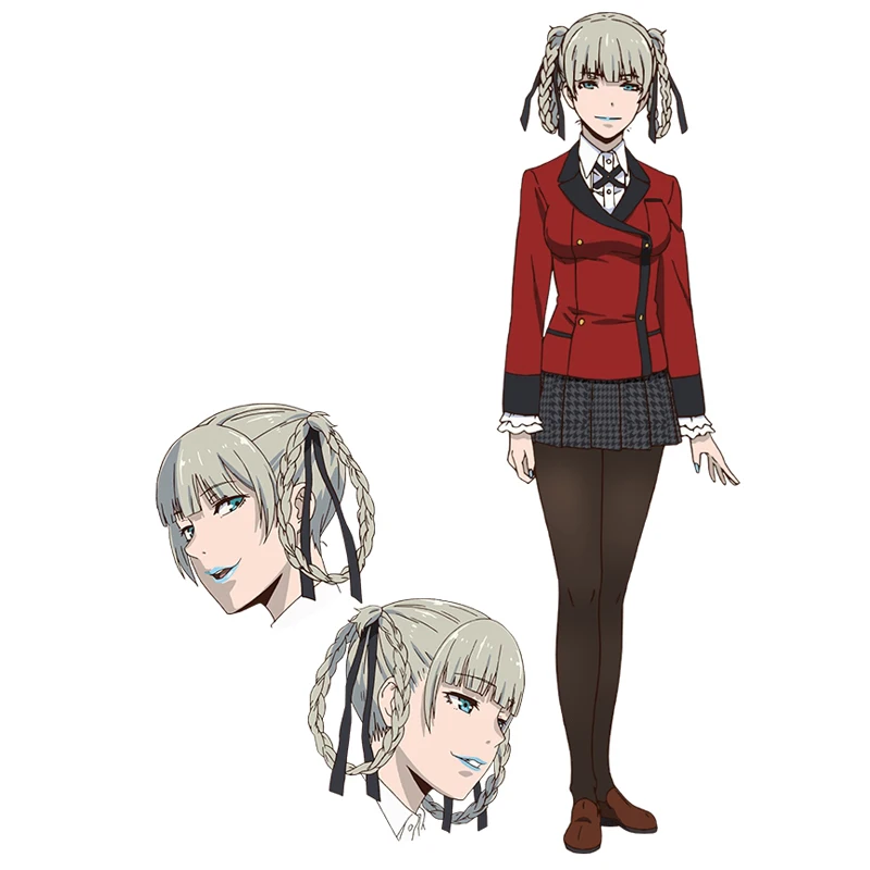 Lcsp kakegurui twin momobami kirari Косплэй костюм японского аниме jabami yumeko Обувь для девочек школьная Униформа костюм одежда