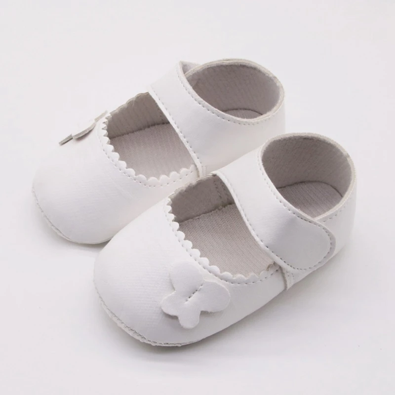 

Baby Girls shoes Toddler Infant First Walkers Spring Autumn Soft Sole Non-Slip PU Princess Casual Shoes with Flower 0-18 Months