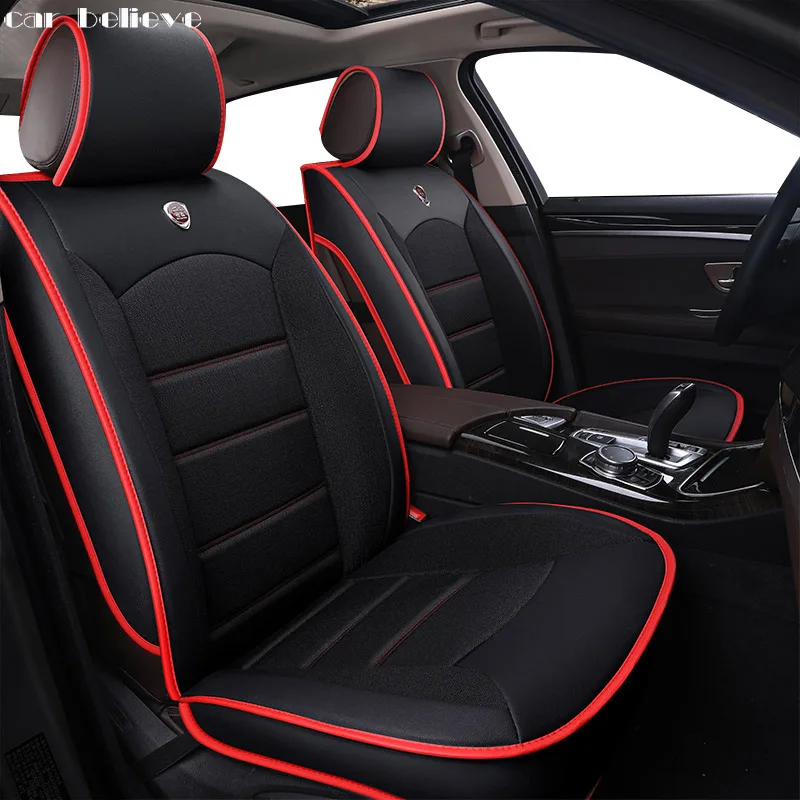 

Car Believe Universal car seat cover For hyundai solaris creta peugeot 407 mercedes w211 kia sportage 3 vw golf car accessories