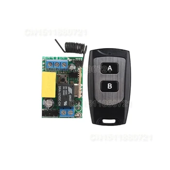 

220V 1CH 10A Wireless Remote Control Switch System Wireless Receiver&Transmitter Output State is Adjustable Load 1000W