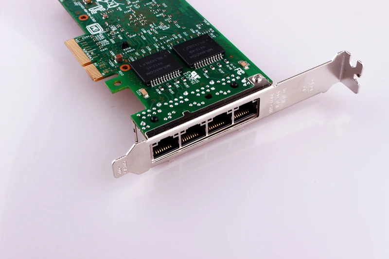 Сетевая карта PCI-Express PCIe X4 четыре RJ45 Gigabit Порты сервер адаптер NIC I350-T4