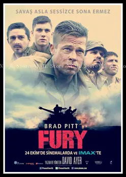 

Fury Vintage Retro Decorative Frame Poster Wall Posters Home Decor Gift 42*30 cm