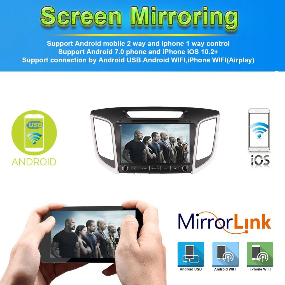 Автомобильный мультимедийный плеер 9 дюймов Android 8 0 ядер 4 Гб ОЗУ DVD радио стерео