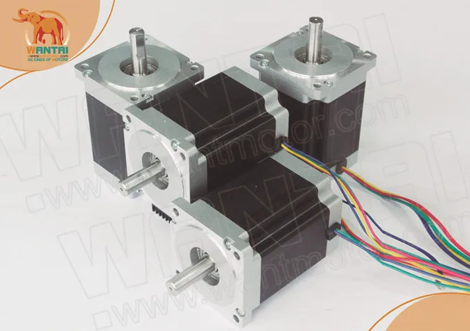 

Great Motor! Wantai 4PCS Nema34 Stepper Motor 85BYGH450D-008 1090oz-in 99mm 5.6A CE ISO ROHS CNC Laser Engraver Kit Router