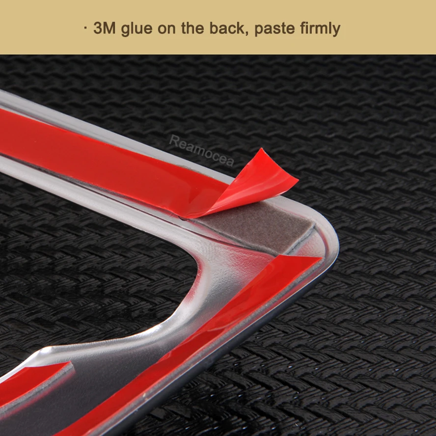 ABS Car Electronic Auto Handbrake Hand Brake Button Panel Trim Cover Styling Sticker Fit for VOLVO XC6070 V60 S60 Accessories 2