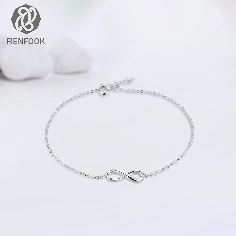 Friends Forever Bracelets Cable Chain Link Bracelet 925 Sterling Friends Forever Bracelets Cable Chain Link Bracelet 925 Sterling Silver Femme Infinity Jewellery For S In Charm From Jewelry