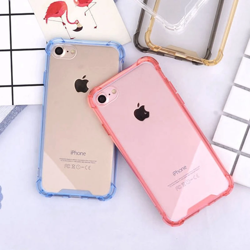 

Full Body ShockProof Soft Clear Case for Samsung Galaxy S9 S8 Plus S7 edge S9Plus Note 8 9 Hard PC+TPU Soft Silicone Cover