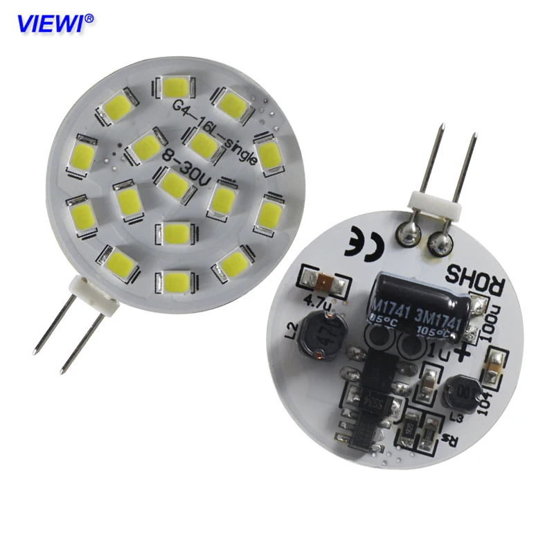 

bombillas G4 2W 12v 24 volt LED Household bulb lights car reading light 300Lm Marine Camper Chandelier Lamps 2835 high quality