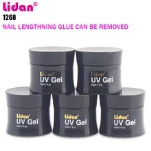 Lidan Nail Detachable Extension Glue 20ML UV Gel Resin Does Not Change Color Resin Molds and Nail Art Poly Gel