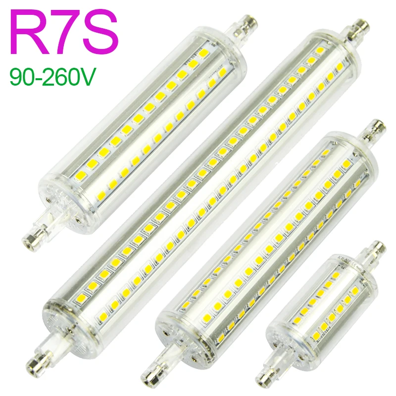 

New R7S LED Lamp 5W 10W SMD 2835 78mm 118mm LED R7S Light Bulb AC90-260V Replace Halogen Light spot light