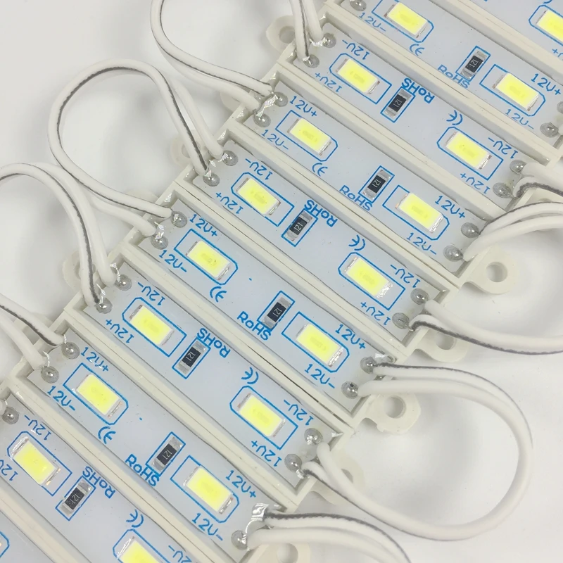20 шт. светодиодный осветительный модуль 5730 SMD водонепроницаемая IP66 светодиодная