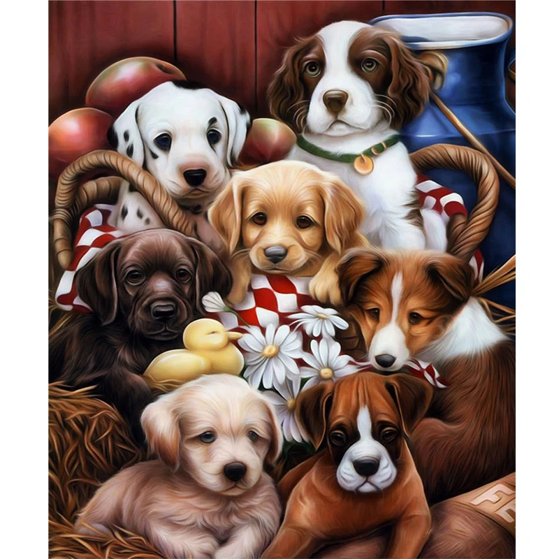 

Full Square 5d Multi-style dog collection diy diamond painting diamond painting cross stitch diamond mosaic