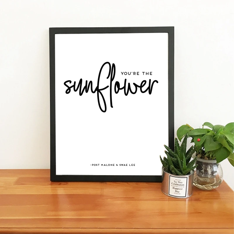song lyrics poster canvas prints