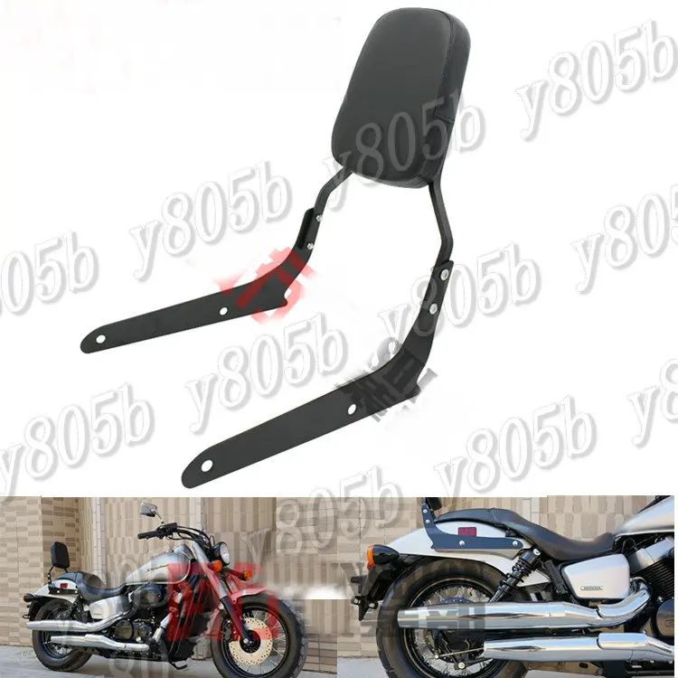 

Black Motorcycle Backrest Sissy Bar Cushion Pad For HONDA 750 Shadow VT 750 Sport Edition 2006 -2013