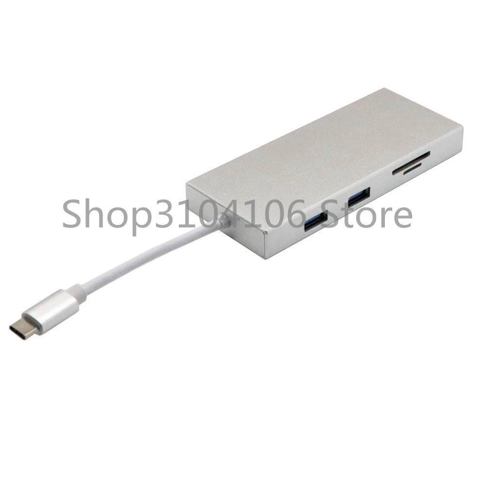 4K x 2K USB 3.0 Type C к HDMI и 3 порта 1 концентратор TF SD кардридер для Macbook Pro ПК ноутбука