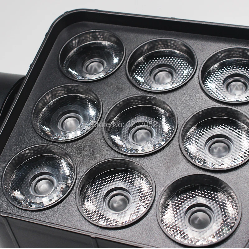 9x12 Вт светодиодный матричный DMX512 лампа с подвижной головкой для свадьбы