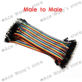 50sets/Lot 40pcs Together Dupont Cable 20cm 2.54mm 1pin 1p-1p male to male jumper wire Cheap wholesale products 50sets/Lot 40pcs Together Dupont Cable 20cm 2.54mm 1pin 1p-1p male to male jumper wire Cheap wholesale products