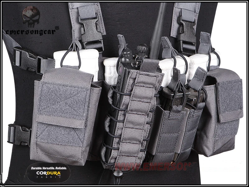 EMERSONGEAR D3CR Тактический нагрудная установка страйкбол охотничий жилет Molle Чехол простой тактический жилет мультикам черный WG EM7442