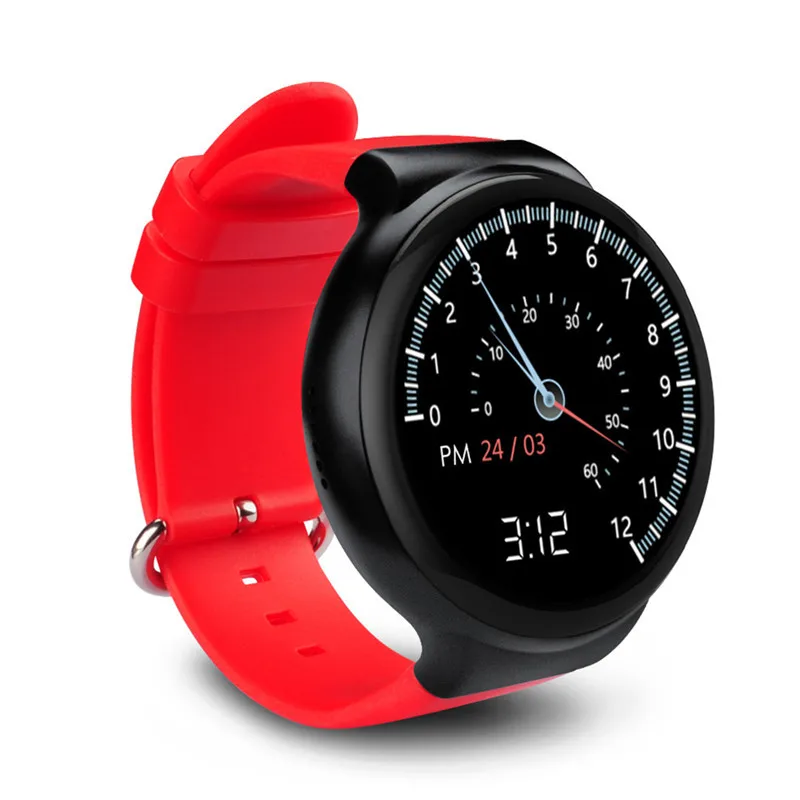 

Smart Watch I4 MTK 6580 1G Full Circular AMOLED Screen Support WiFi Video GPS MIC SIM Heart Rate Monitor Waterproof For Android