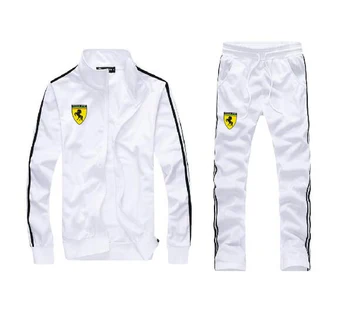 

Men Strips Full Outdoor Gym TrackSuit Sport Jacket Coat Sweats Bottom Top Suit Trousers Pants Track Suit Outfit 5 Colors