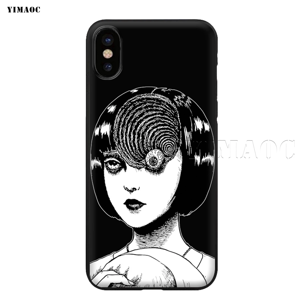 YIMAOC Junji Ito тройники ужас Мягкий силиконовый чехол для iPhone 11 Pro XS Max XR X 8 7 6 6S Plus 5 5S se - Цвет: 2