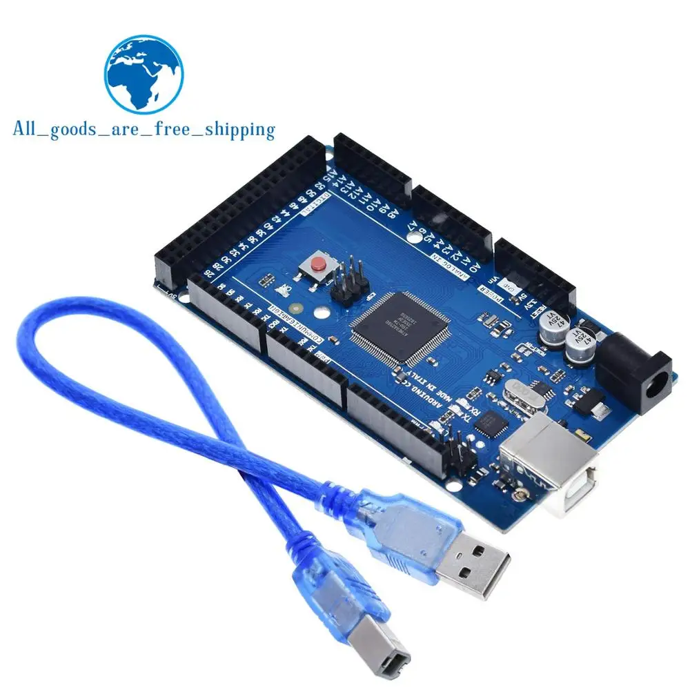 Завеса Мега 2560 R3 с логотипом mega2560 REV3 ATmega2560 16AU доска (не USB кабель) совместимых МЕГА