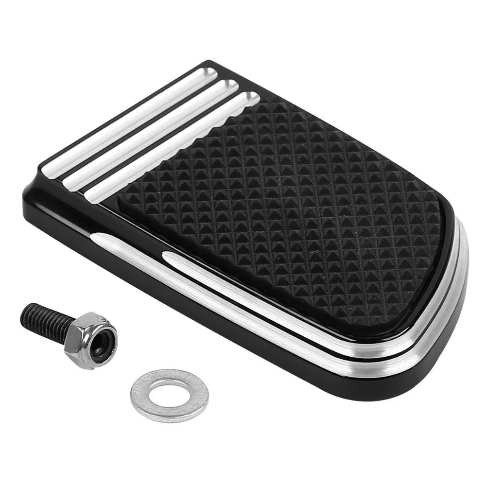 Черная Тормозная педаль для Harley Touring Road King Electra Street Glide Fat Boy Softail узкий FLHTCU