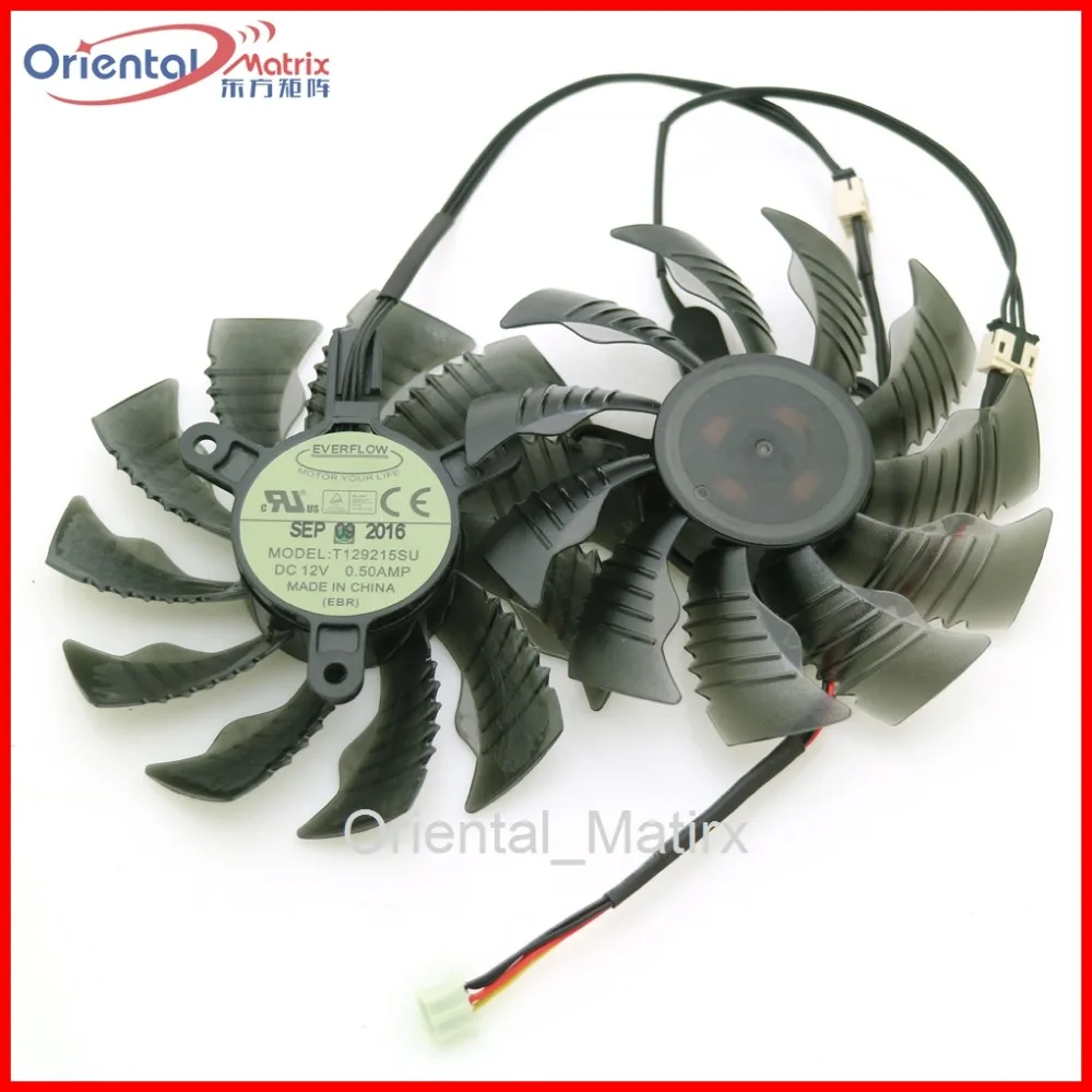 T129215SU 12V 0.50A 86mm 3 핀 기가 바이트 GTX960 GTX970 GTX1050 GTX1060 그래픽 ...