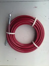 Aftermarket airless paint sprayer replacment parts 20m 1/4″ npsm High pressure hose painting equipment