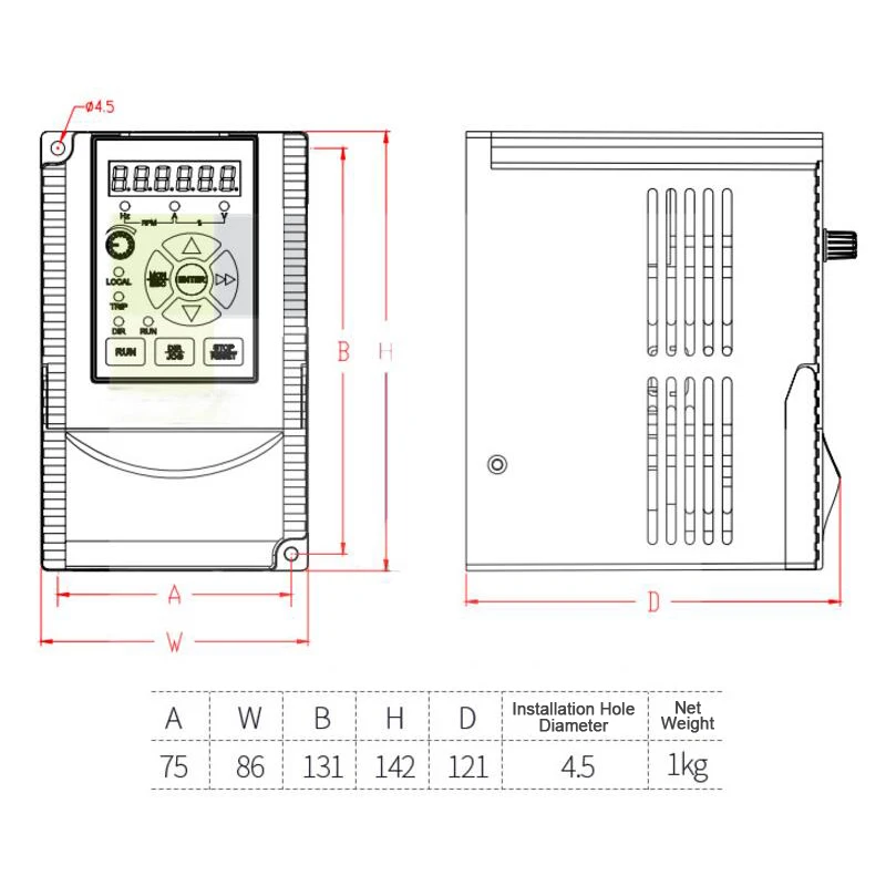 Драйвер переменной частоты VFD 2.2kw 1.5kw инвертор выход 3 фазы для DIY фрезерные станки с ЧПУ