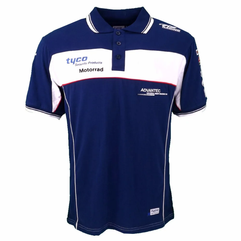 

New MOTOGP TAS Motorcycle Jersey Locomotive Cotton T-shirt tyco POLO Shirt for BMW Racing suit track venue short sleeve