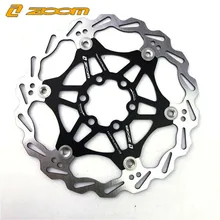ZOOM 6 inch 160mm 180mm 203mm Float Floating Disc Brake Rotor Mountain Bike MTB DH Cycling Bicycle Rotors disc brake цена ZOOM 6 inch 160mm 180mm 203mm Float Floating Disc Brake Rotor Mountain Bike MTB DH Cycling Bicycle Rotors disc brake цены онлайн