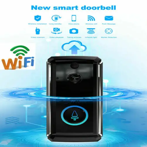 

Wireless Smart WiFi Video DoorBell IR Video Visual Camera Intercom Home Security Doorbell Infrared Night Vision Door Bell 3C29
