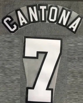 

1997-2006 Retro #7 Cantona Nameset Lextra Printing Heat Transfer Soccer Badge