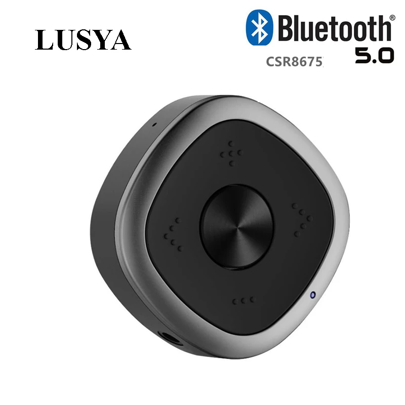 Lusya Bluetooth 5 0 aptx HD передатчик приемник приемный Blutooth адаптер CSR8675 APT X низкая